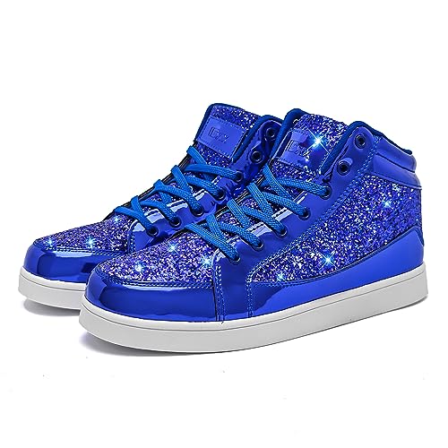 Image of IGxx Gold Shoes Sparkly Men Glitter Shiny Sequin Metallic Boots