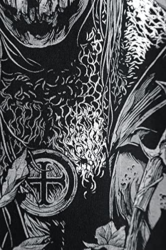 Générique Metallica Templar Homme T-Shirt Manches Courtes Noir Regular/Coupe Standard - Les Beatles, Paul McCartney, John Lennon, RIngo Starr, George Harrison Générique Metallica Templar Homme T-Shirt Manches Courtes Noir Regular/Coupe Standard – Image 5