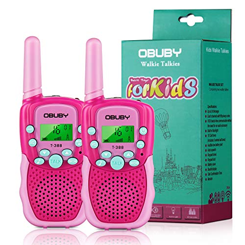 Obuby Walkie Talkies for Kids, 22 Channels 2 Way Radio Kid Gift Toy