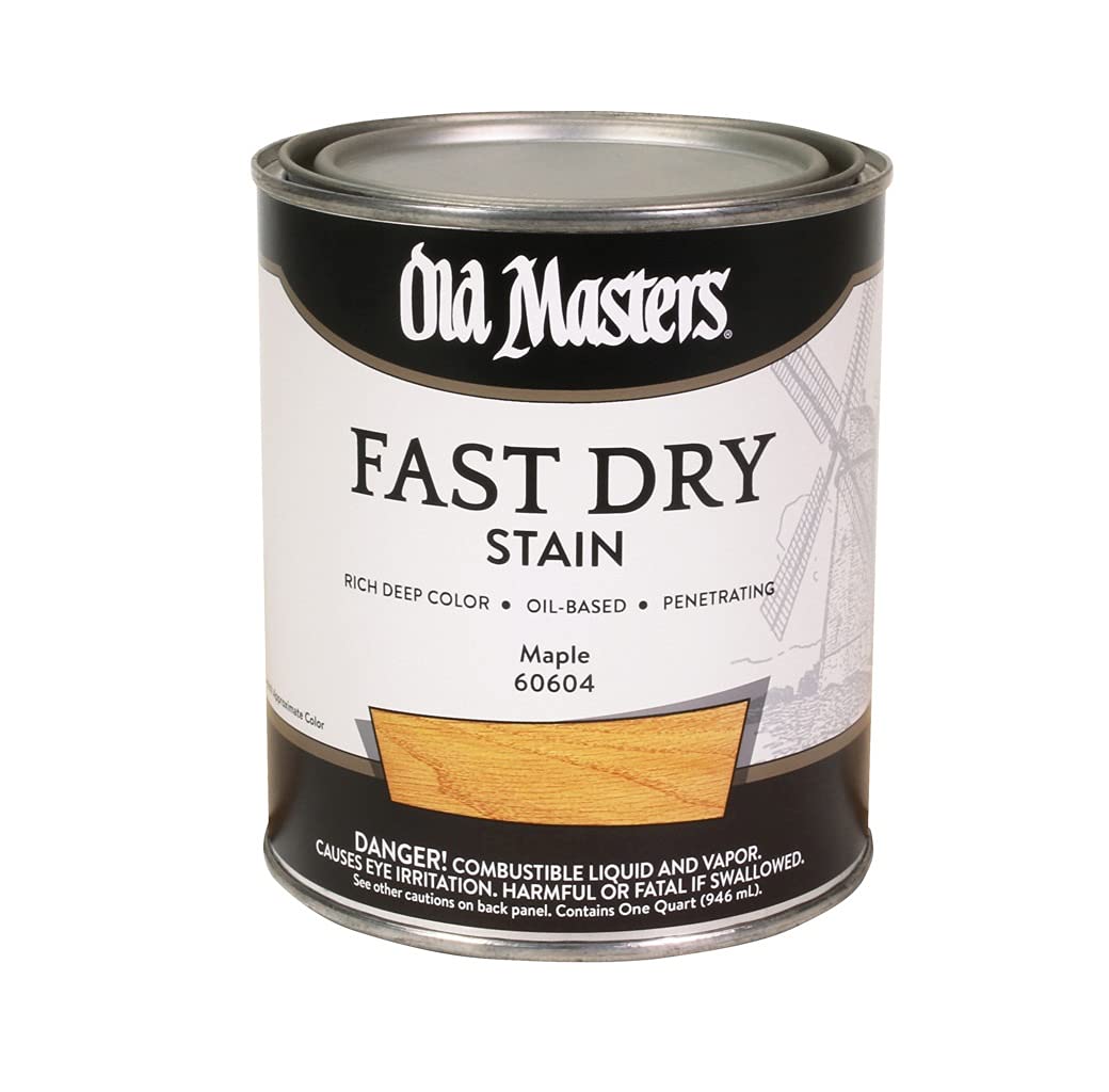 OLD MASTERS/MASTER PRODUCTS 161671 60604 QT Maple Fast Dry Stain