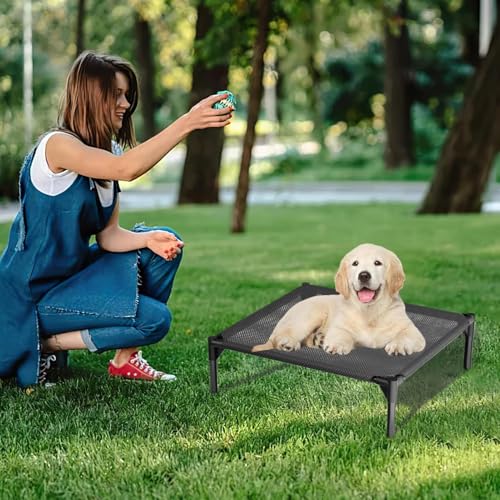 Generico Hundekorb für draußen, helles Hundebett, für draußen, wasserdicht und atmungsaktiv, rutschfest, waschbar, ideal für Indoor-Spielbereiche und Camping im Winter – Bild 8