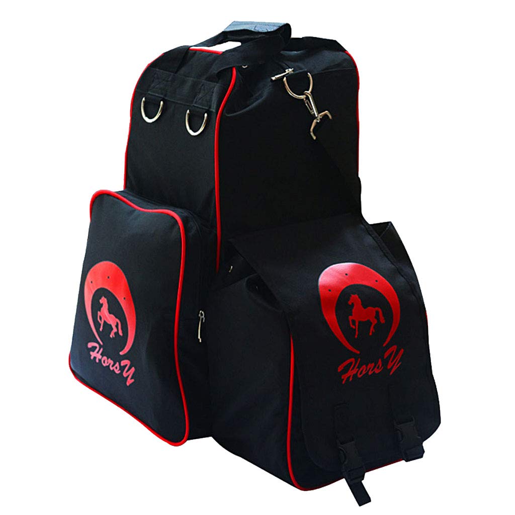 Leeadwaey Equestrian Bag Oxford Horse Riding Boots e casco Bag Zaino impermeabile