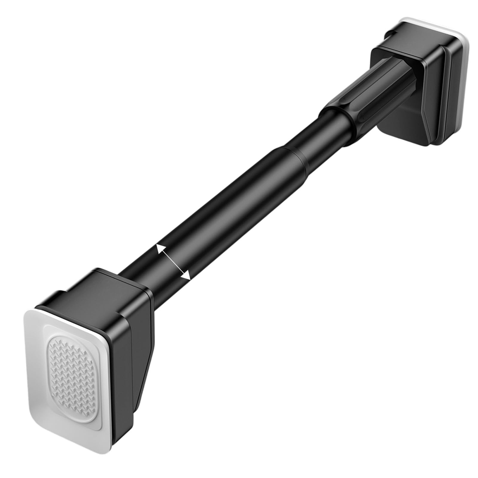 Tringle télescopique sans perçage pour charges lourdes jusqu'à 245 kg, longueur réglable de 40 à 500 cm, diamètre de 3 m, facile à installer, parfaite pour salle de bain et placard, jardin, pavillon