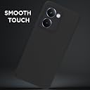 Pikkme Back Cover for Realme P3 Ultra 5G | Camera Protection Shockproof Soft Matte Silicone Bumper Case (Black) gallery image