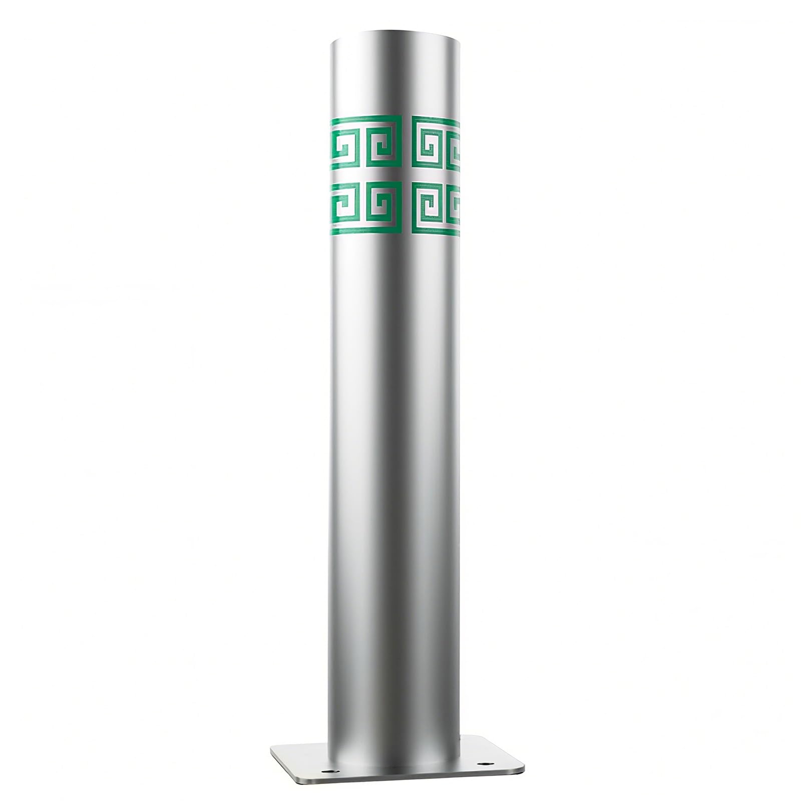 HCZKIUJY Traffic Safety Bollard Post - Durable Stainless Steel Security Barrier for Driveway and Road Warning (Green 1pcs)