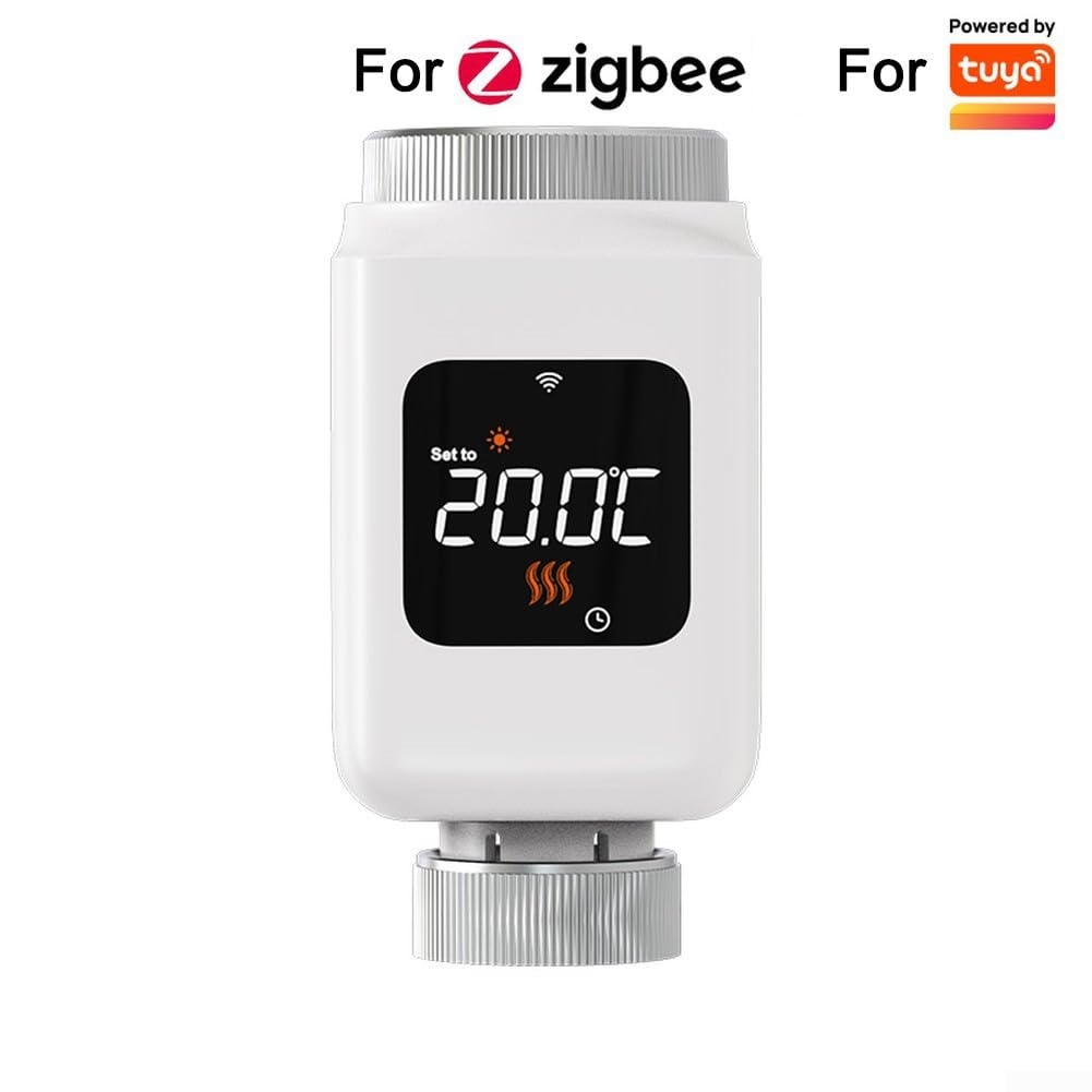 Válvula de radiador Zigbee Smart TRV para control de aplicación Tuya