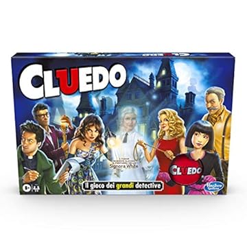 Hasbro Gaming Cluedo col fantasma di Mrs, White, Esclusivo Amazon