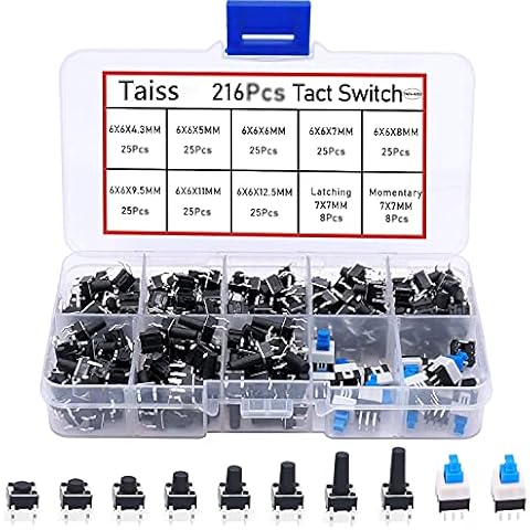 Taiss Interruptores Táctiles Kit 216 Unidades Cover