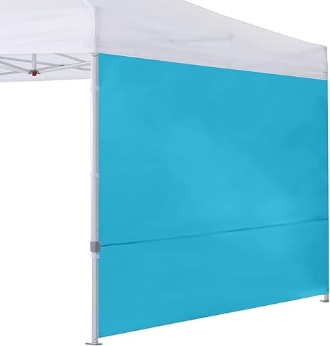 Miniatura 19 de COOSHADE Instant Canopy SunWall - Toldo de pared lateral de 10 x 10 pies para tienda de campaña desplegable, paquete de 1 pared lateral, color azul
