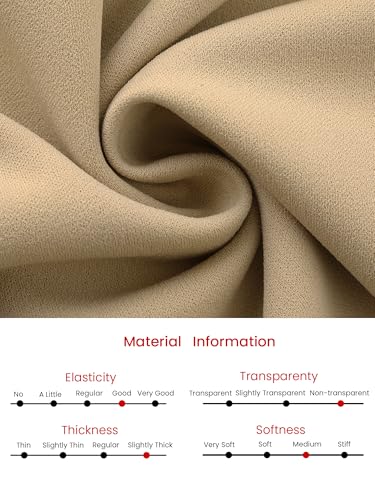 Robe trapèze de travail haut de gamme en textile fluide de haute qualité - 7