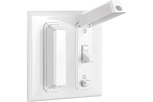 "No More Flickering Lights" Magnetic Switch and Outlet Cover