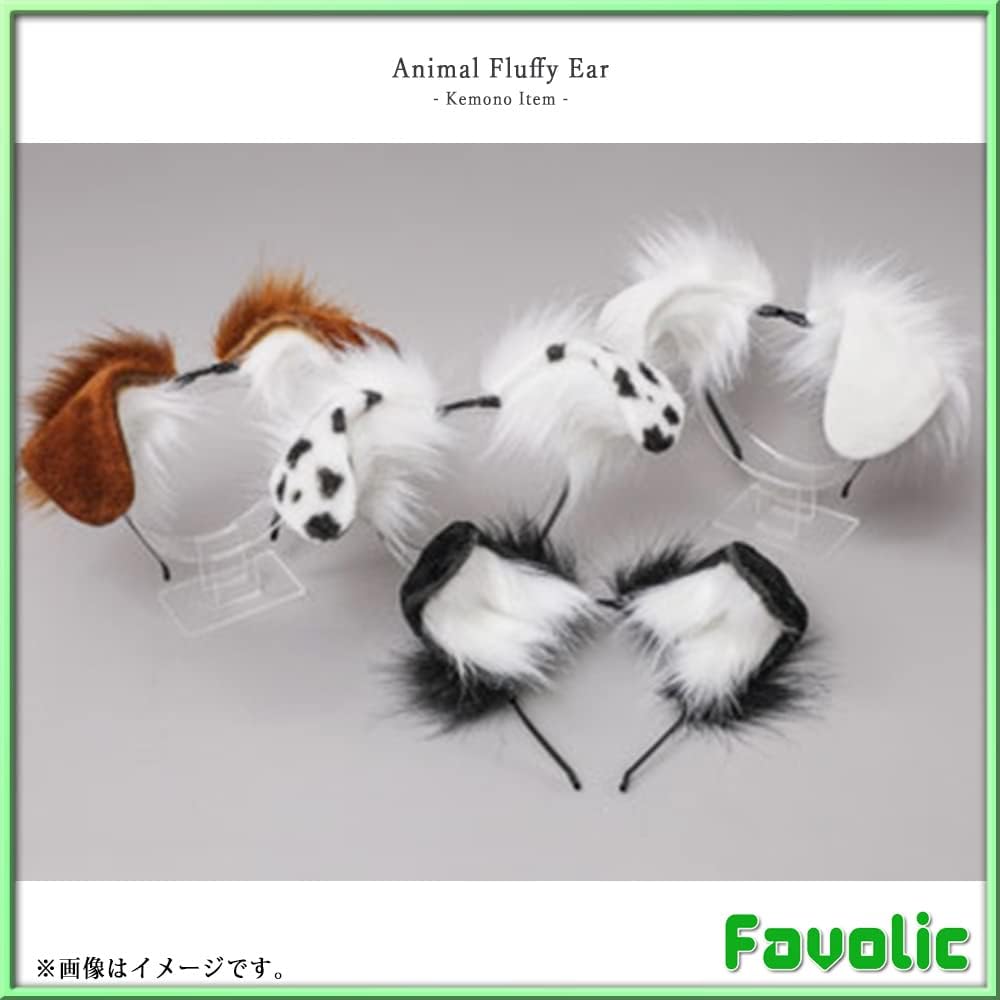 カラフル ケモ耳 ケモミミ フェルト 可動 犬耳 カチューシャ いぬ耳 動物 もふもふ耳 獣人