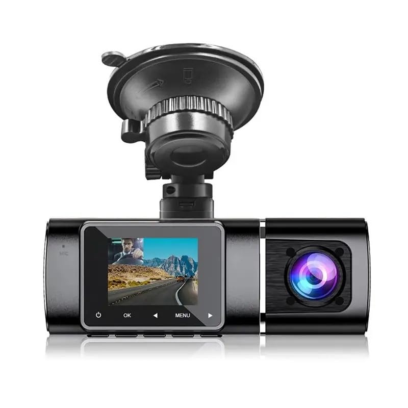 Dashcam sans fil 1080P avec batterie intégrée et vision nocturne pour auto
