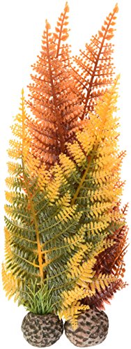 Image of biOrb Winter Fern Plant Set, Colorful and Durable, Fern Inspired Aquarium Decorations, Green and White