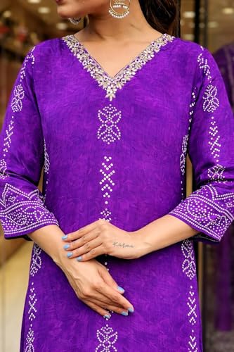 Image of MITZO Kurta Sets for Woman || Kurta Sets for Women Cotton || Women Kurta Sets with Dupatta Cotton || Kurti Pant Set with Dupatta