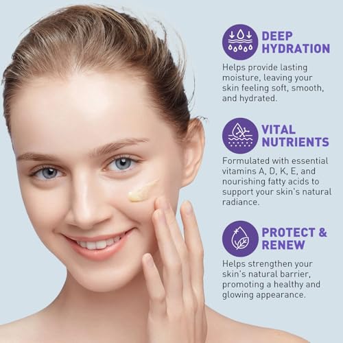 Image of Beef Tallow for Skin - 2 Pcs Tallow and Honey Balm with Lavender Essential Oil, Beef Tallow for Face & Natural Tallow Face Moisturizer, Grass-Fed Tallow and Raw Honey Balm, Nourishing Hydrating Balm