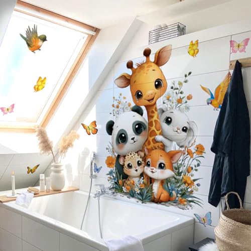 Vinilo decorativo Safari Jungla Amigos para niños 47 pulgadas miniatura 5
