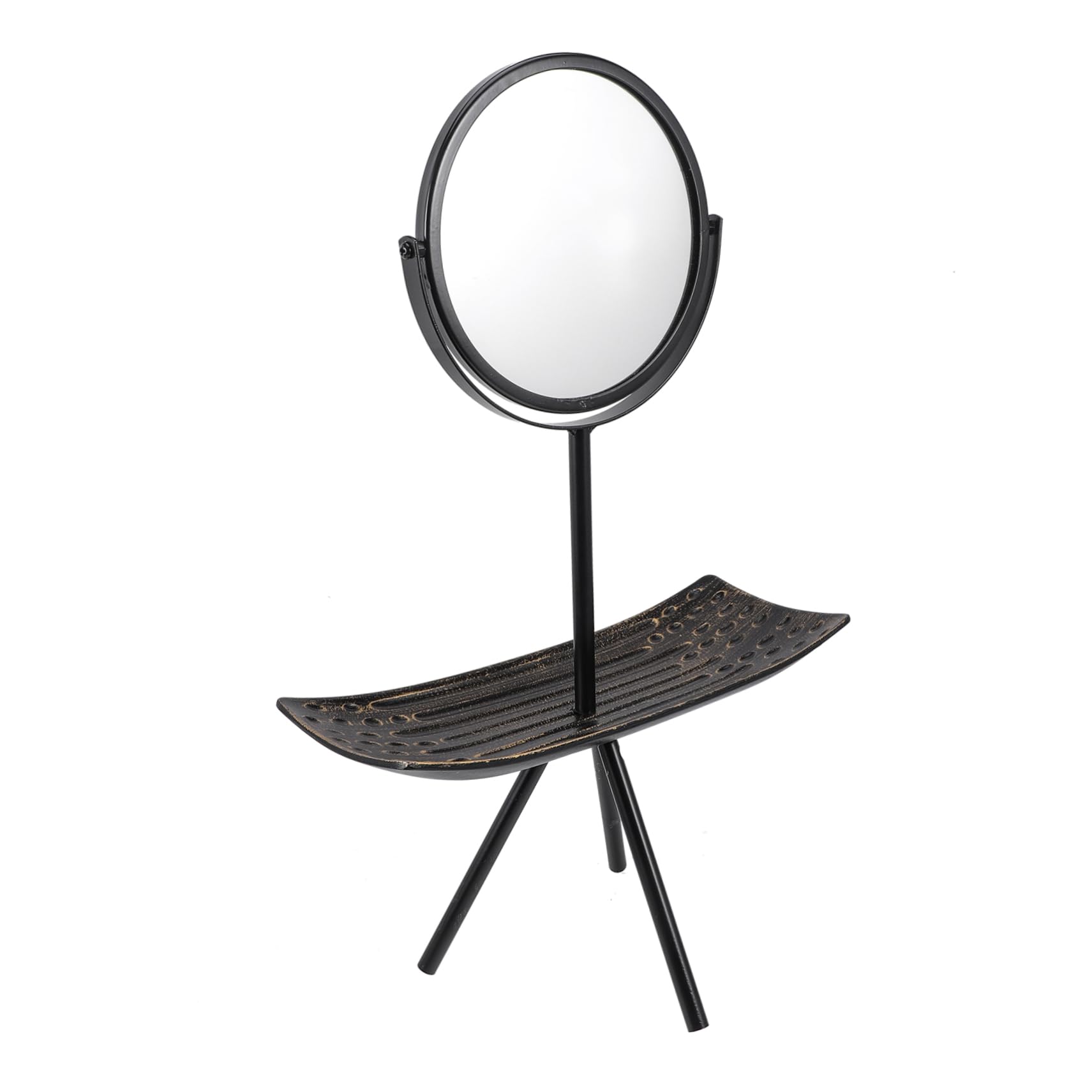 Miroir de courtoisie inversé vintage minkissy le cadeau de bureau idéal