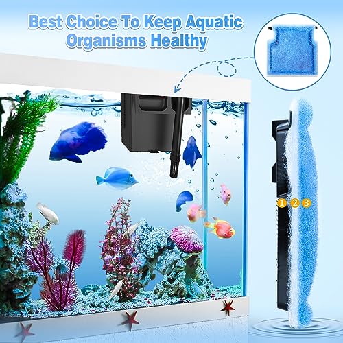 Image of Umlecoa 8 /16 /32 Pack Rite-Size A Filter Cartridges Compatible with MarineLand Penguin Power Filters 75 & 100 - Rite-Size A Replacement Filter Cartridges Compatible with MarineLand Penguin Power Filter