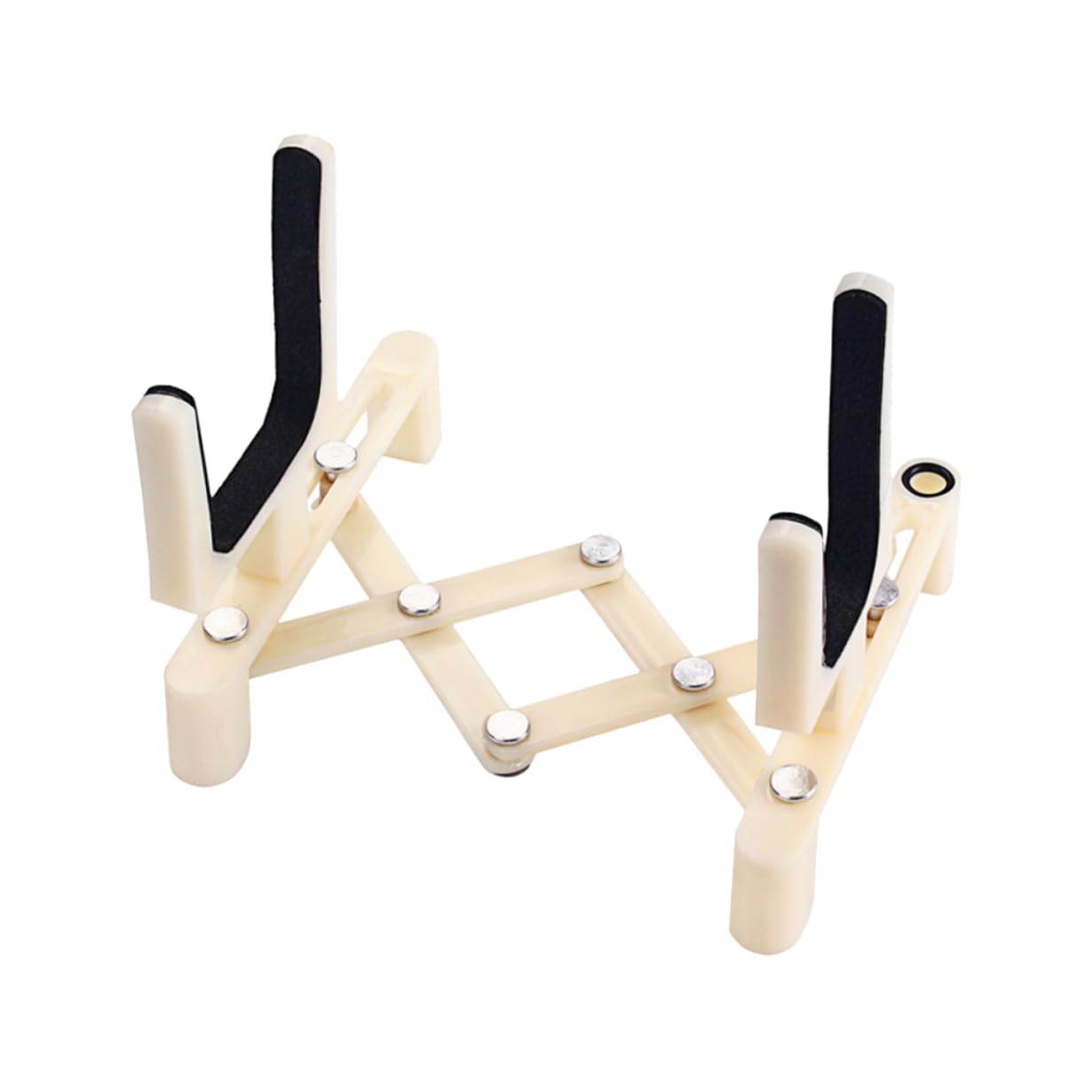 Hemoton Adjustable Violin Stand Plastic Foldable Sponge Pad for Violin Parts Holder