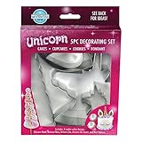 Anniversary House Kit d'emporte-pièces en forme de licorne pour décoration de gâteaux...