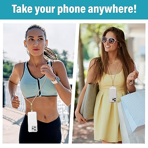 Qyoocom LANYARD 2 Pack - Universal Crossbody Neck Strap With 4 Pads Durable Adjustable Nylon Phone Lanyard thumb #4