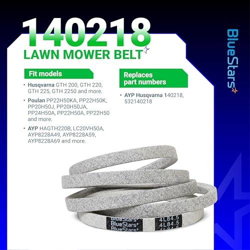 Image of BlueStars 140218 532140218 Drive Belt | Aramid Cord | 84.5 inch x 1 /2 inch