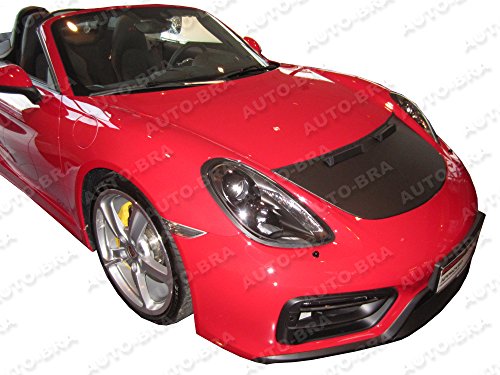 HOOD BRA Front End Nose Mask Compatible with Porsche 911 Carrera Targa Typ 991, Boxster Cayman Spyder Typ 981 since 2012 Bonnet Bra STONEGUARD PROTECTOR TUNING