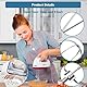 4 Stück Rührbesen, Rührstäbe Für Handmixer, Mixer Ersatzteile, Hochwertiger Edelstahl, für Kitchen Aid Serie, für Handmixer Quirl Rechts Links für Stabmixera