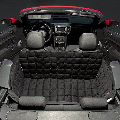 Doctor Bark gepolsterte Cabrio Autoschondecke All-Side Schutz - Rückbank, für alle Cabrios und Coupés, Gr. S Schwarz