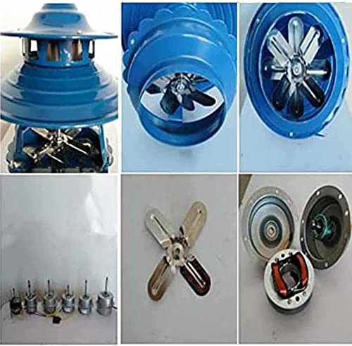 wentylator kominowy, Wentylator kominowy 100 W, system wyciągowy zapewniający wydajną wentylację, idealny(Diameter 24cm)