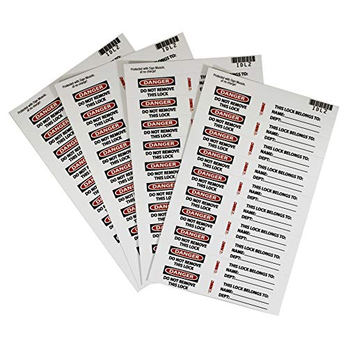 Nmc IDL2 Idl1 Danger Label - Ps Vinyl Danger Lockout Stick-On Label thumb #2