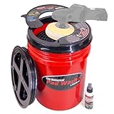 GRIT GUARD Universal Pad Washer Kit - Polishing Pad Cleaner Compatible with Dual Action Rotary and Orbital Polisher Foam, Wool, Microfiber, Felt Disc