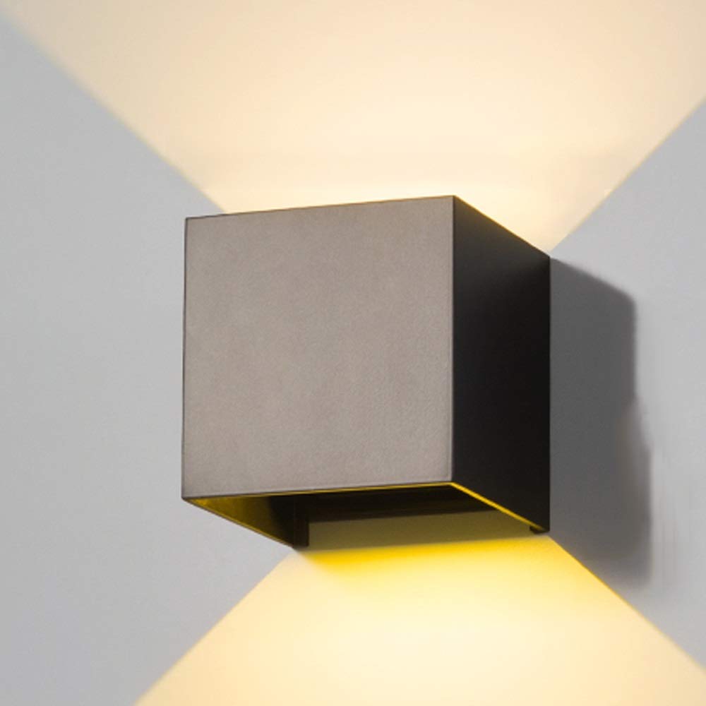 Lampe murale personnalisée carrée de prestige pour décoration de villa et hôtel