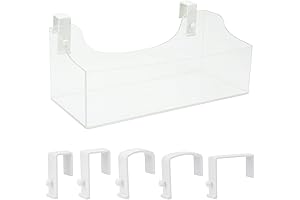 Acrylic Hanging Bedside Shelf: A Versatile Storage Solution for Bedside, Bunk Bed, and Cubicle