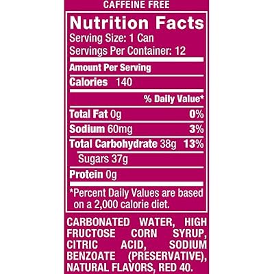 Schweppes Raspberry Ginger Ale - 12 oz cans - 12pk