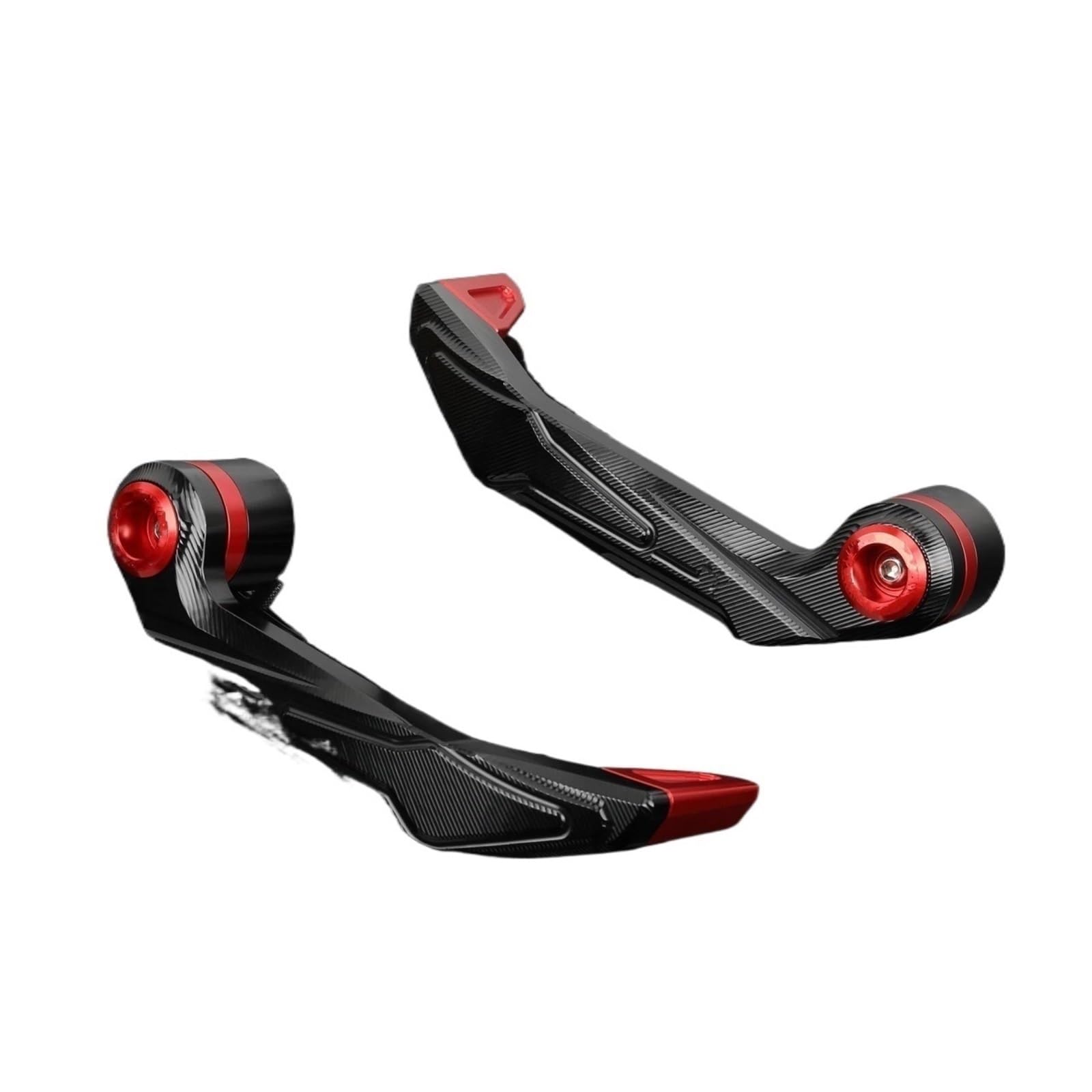 Reokip Red Motorcycle Thick Aluminum Grips Guard Brake Clutch Levers Guard For Z125 Z250 Z250sl Z300 Z400 Z650 Z750 Z800 (Red)