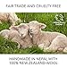 Friendsheep Wool Dryer Balls 6 Pack XL Organic Premium Reusable Cruelty Free Handmade Fair Trade No Lint Fabric Softener Pig - Piggy Band