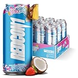 REDCON1 Energy High Performance Drink, Vice City - Zero Sugar Energy Drink with Alpha GPC Nootropic - 200mg of Natural Caffeine from Green Coffee Beans - Vitamin B6, B12 & B5 to Boost Mood (12 ct)