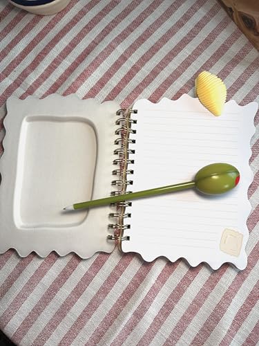 Image of NPW Ravioli Notebook - Softcover Lined Journal with Pasta-Themed Cover, Fun & Unique Gift for Foodies & Stationery Lovers