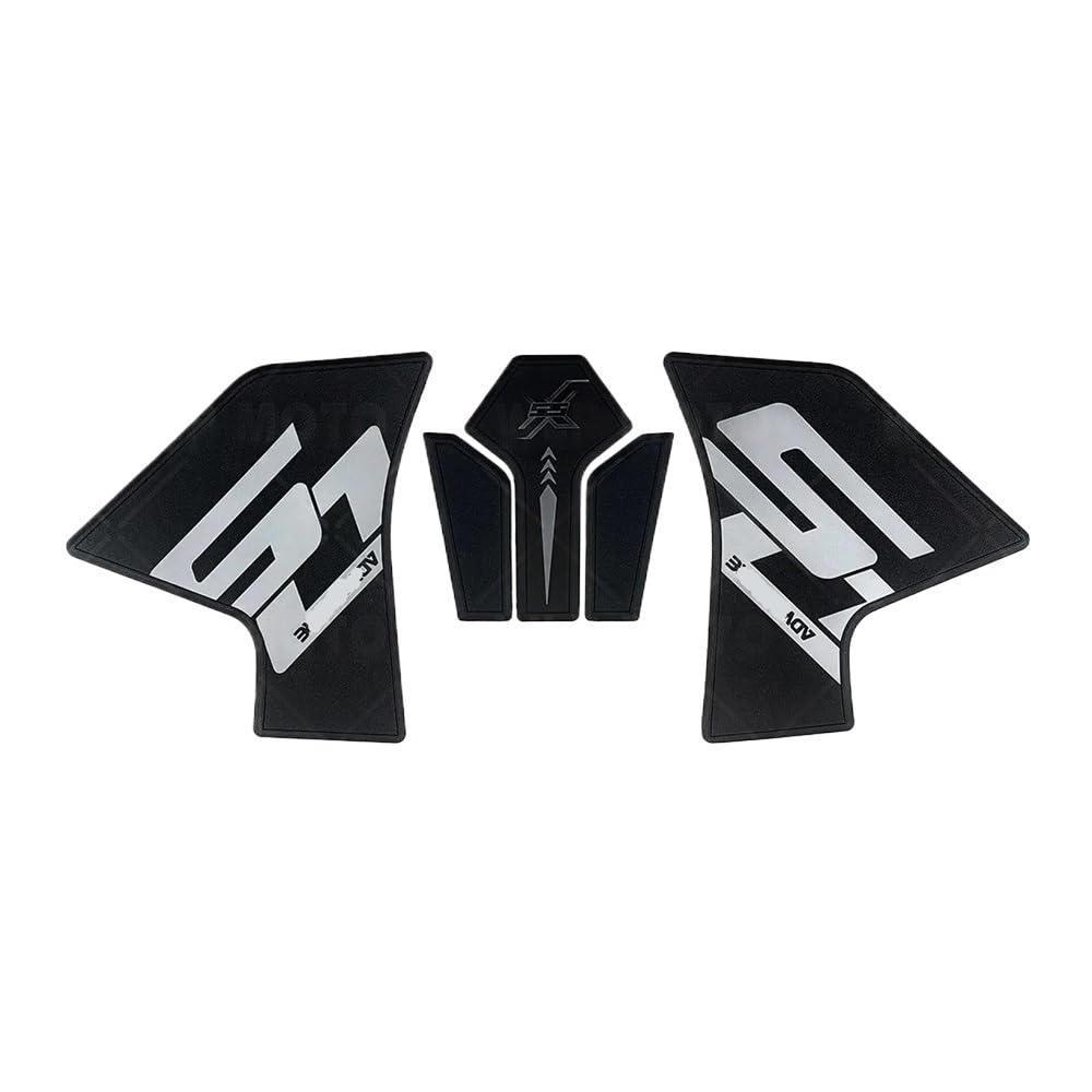 Autocollants protection latéraux moto en caoutchouc givré pour réservoir DS525X