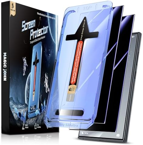 MAGIC JOHN 2 Pack for Samsung Galaxy S24 Ultra Privacy Screen Protector