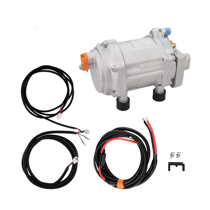 A/C 12V 24V 48V Electric Compressor Set For Auto AC Air Conditioning Car Truck Bus Boat Tractor Shop Automobile Aircon(Q-48V)