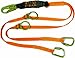 Miller by Honeywell T6121TB-Z7/6FTAF 6-Feet Double-Legged Tie-Back Web Lanyard with Adjustable D-Rings
