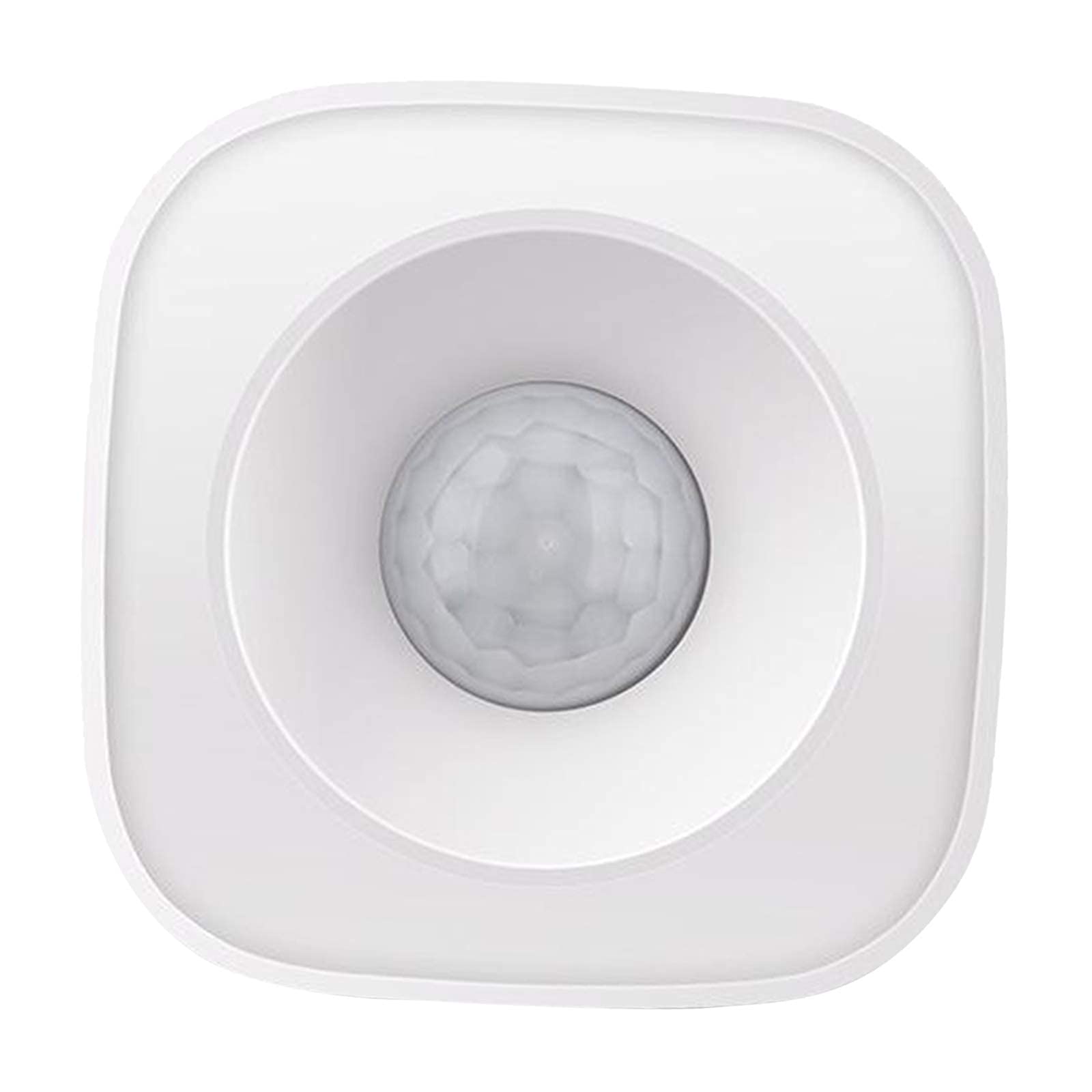 1PCS Wireless WiFi Motion Movement PIR Sensor Detector for TUYA Alexa Assistant Smart Life APP Home Security Burglar Alarm Smart Home, White