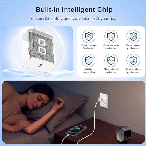 50% Off 3-Pack 20W Fast iPhone Charger with 6FT Cable