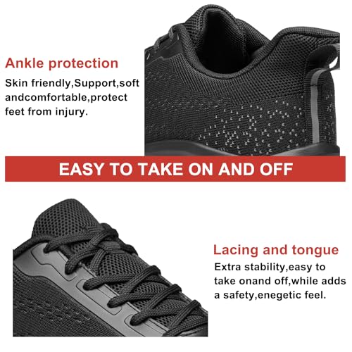 BQQ Women's Running Shoes Slip On Walking Shoes Lightweight Tennis Workout Gym Shoes Sneakers4