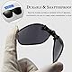 Long Keeper Polarisierte Sonnenbrille Clip für Brillenträger - Sonnenbrille Zum Aufstecken Polarisiert, Sonnenbrillen Aufsatz Brille Damen Herren