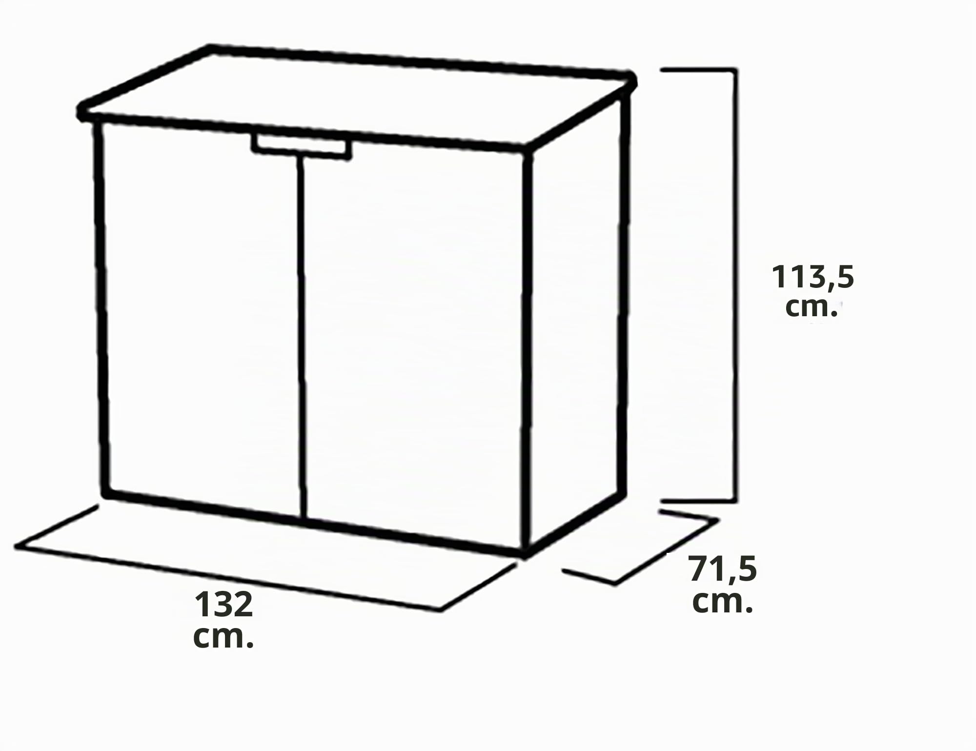 Keter Porta Attrezzi da Esterno Store-It-Out Nova 880 L 132x71,5x113,5H cm Grigio/Nero