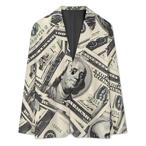 100 U.S. Dollars Men's Slim Suit Long-Sleeve Prom Tuxedo Classic Two Button Business Jacket3